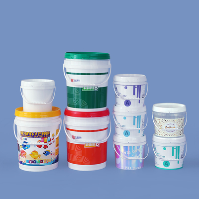 30L 20L 5 Gallon PP Food Grade Plastic Paint Bucket Water Oil Bucket Met Deksels Handle