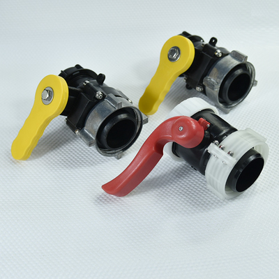 Grootte 1 DN40 vlinderkleppen voor IBC 1000 tank montage DN40 DN50 DN80 besturingsbal