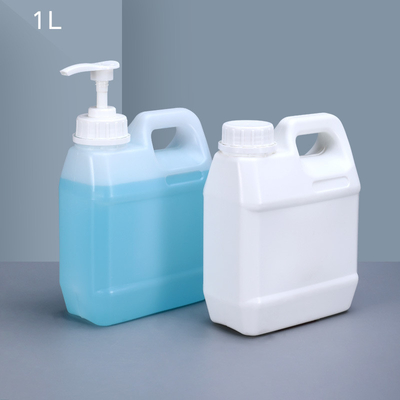 Vierkante transparante 1L HDPE Jerry Can Barrel Plastic Gallon Bucket voor in Transparent