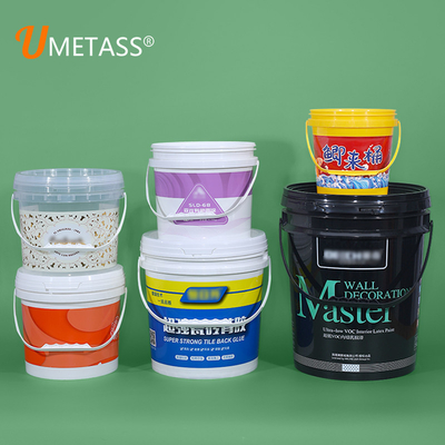Monster leeg 5Liter 10Liter 20Liter Food Grade Safe Paint Popcorn Ronde Plastic Bucket