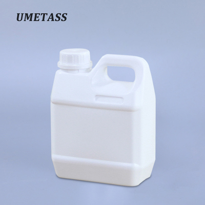 1L vierkante plastic Jerry blik voor vloeibare verpakking 100% materiaal chemische bestandheid