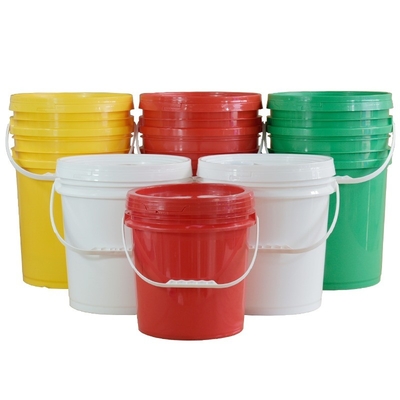 5 gallon witte plastic emmers met deksel Plastic-verf-emmer voor uw productielijn