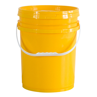 Emmer met afsluitend deksel handvat aangepast logo 500ml 1L 35L ronde voedselkwaliteit PP plastic