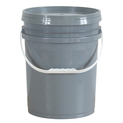 Verdikte 20 liter voedselgraad 5 liter plastic emmer emmer met deksel handvat voor verf olie