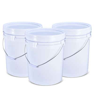 Voedselgraad 8 liter plastic emmervat met deksels met warmteoverdruk