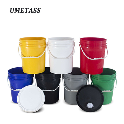 100% materiaal Custom 5 gallon plastic emmer voor verf emmer chemische huis decoratie
