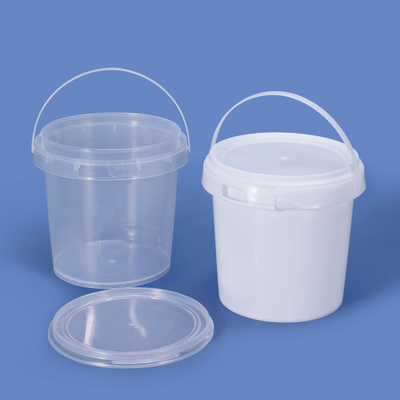 Transparante multifunctionele 3L-set verpakkingsemmer van kunststof met deksel en afdichtband
