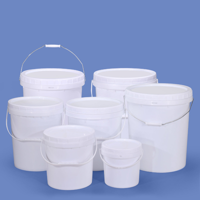 Groothandel Ronde Duurzame 5L 10L 20L 5Gal Plastic Bucket met schroeftop voor voedselopslag