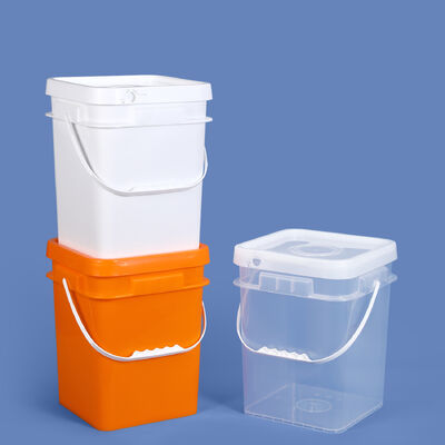 Custom 13L Square Plastic Bucket voor zijde scherm printing en voedsel kwaliteit materiaal van UMETASS