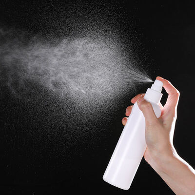 Aangepaste Sprayflessen 250ml Plastic Gezichtsmist Lichaamsolie Gezichtsbevochtiger Logo Afdrukken Pomp Handige Druk Plastic Fles