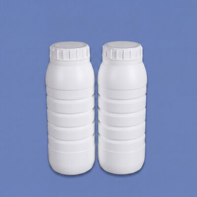 Hoge Barrière Coex Fles HDPE Plastic Container met Aluminiumfolie Liner Schroefdop voor Chemische Vloeistoffen