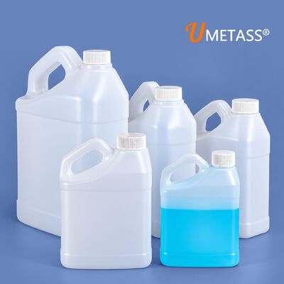 500 ml-3,8 L HDPE Plastic Jerry Can Vierkante fles met schroefdeksel Innerlijk deksel Leak Resistent Design voor water olie saus en alcohol