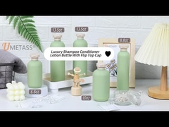 Umetass 260 ml Groene waterfles Cosmetische vloeibare serum lotion Pakket voor ronde fles