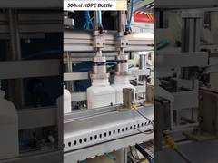 500 ml breedhals vierkant fles HDPE materiaal cilindrisch lichaam