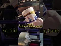 Witte plastic potten voor voedselpoeder 30 ml-1000 ml